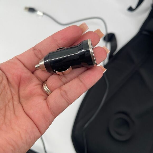 Vie Oli Black USB Heated & Vibrating Back Massage Cushion – Back Pain Relief - Picture 10 of 15